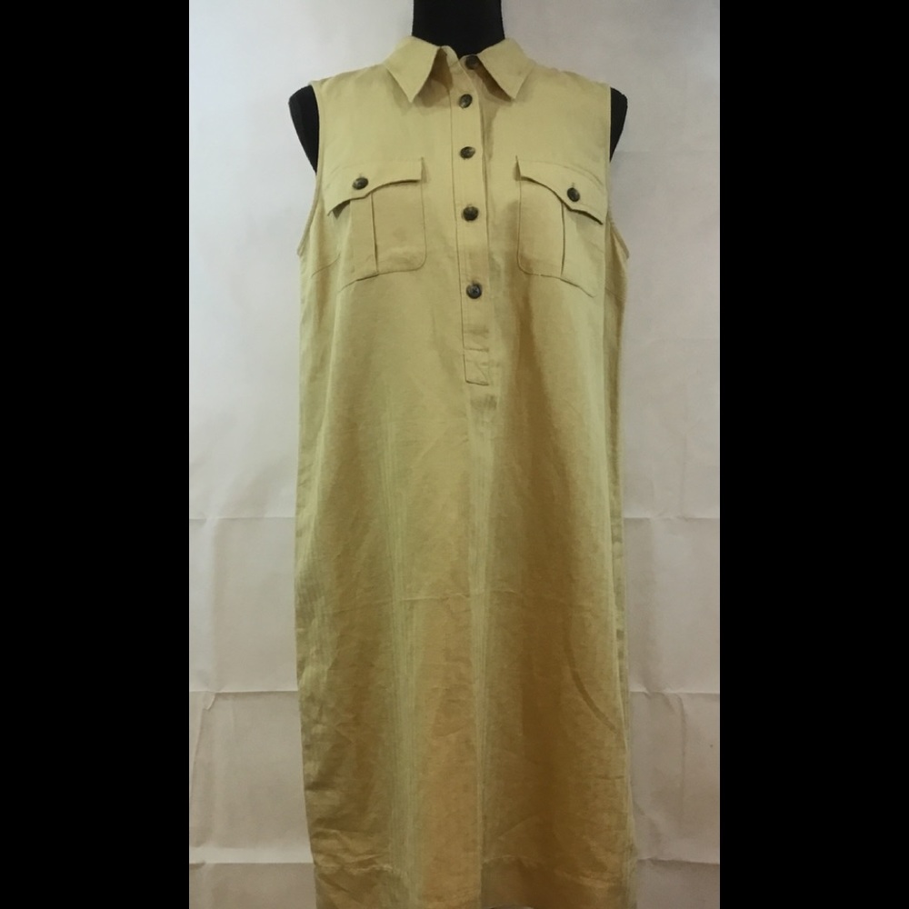 Lauren sleeveless shirt dress